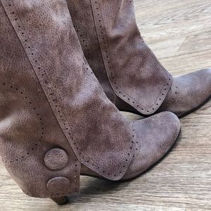 Not Rated chunky heel riding boots